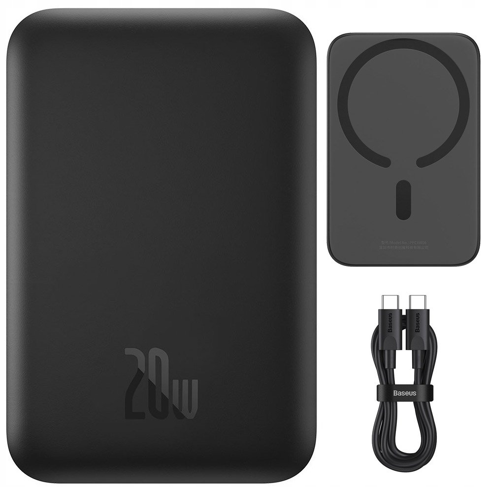 Baseus Powerbank Magnetic 6000mAh 20W czarny