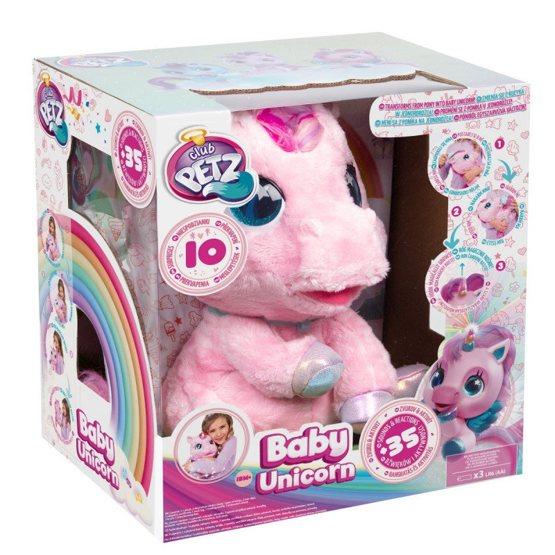 Tm Toys Maskotka interaktywna My Baby Unicorn Różowy 5_790752