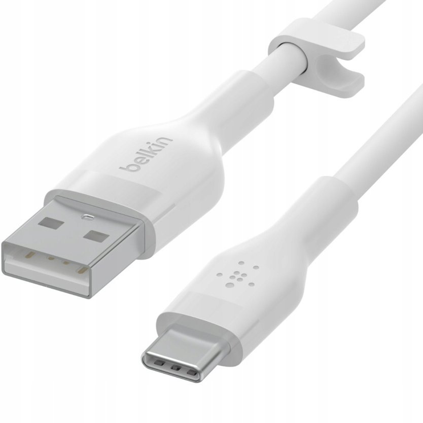 Belkin USB-A USB-C Silicone 2m White