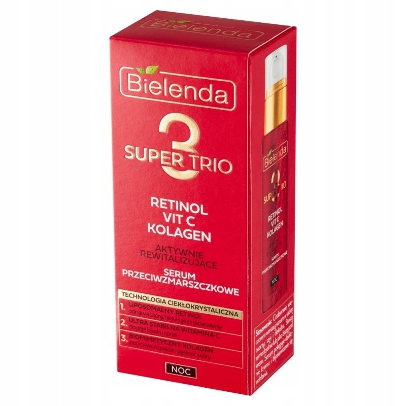 Bielenda, Super Trio, Aktywnie rewitalizujące serum