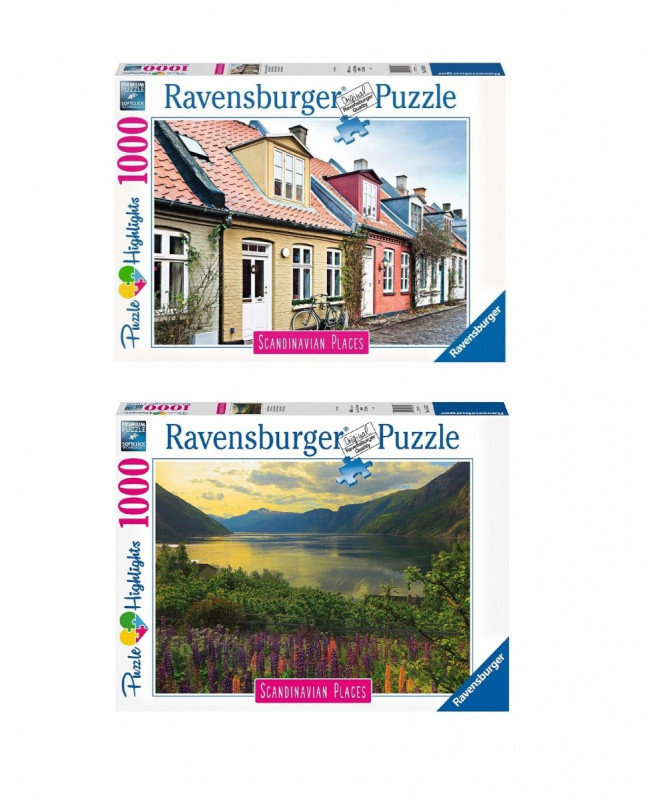 Ravensburger Polska Polska Puzzle 1000 elementów Zestaw 2w1 16741 + 16743 5_814833