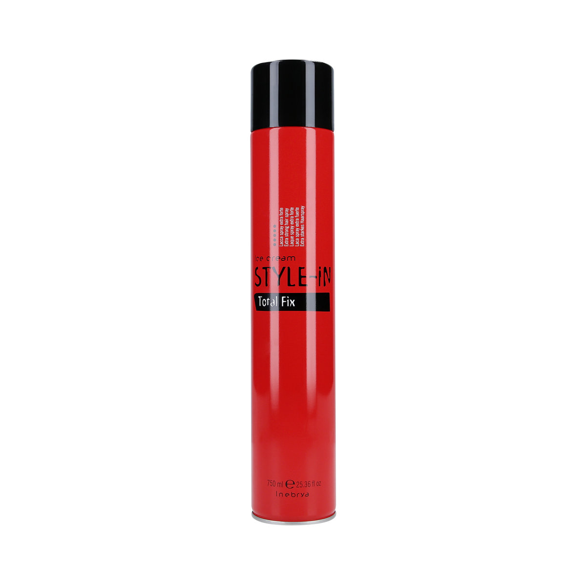 INEBRYA ICE CREAM STYLE-IN TOTAL FIX EXTRA MOCNY LAKIER DO WŁOSÓW 750ML