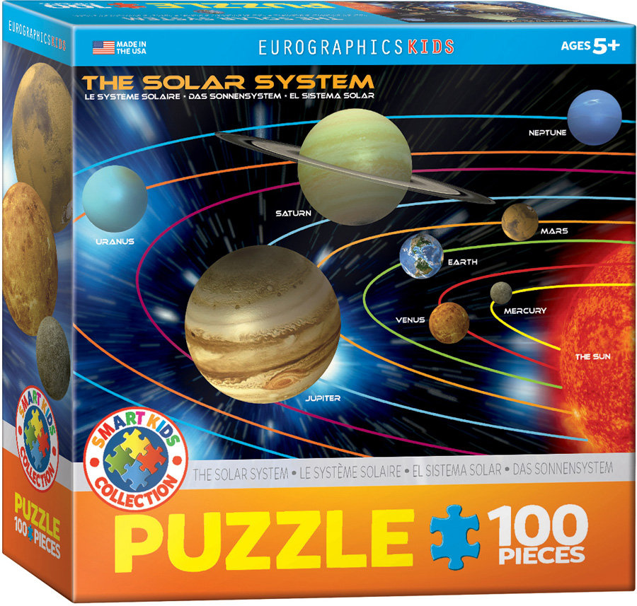 Puzzle 100 Smartkids The Solar System 6100-1009 - Eurographics