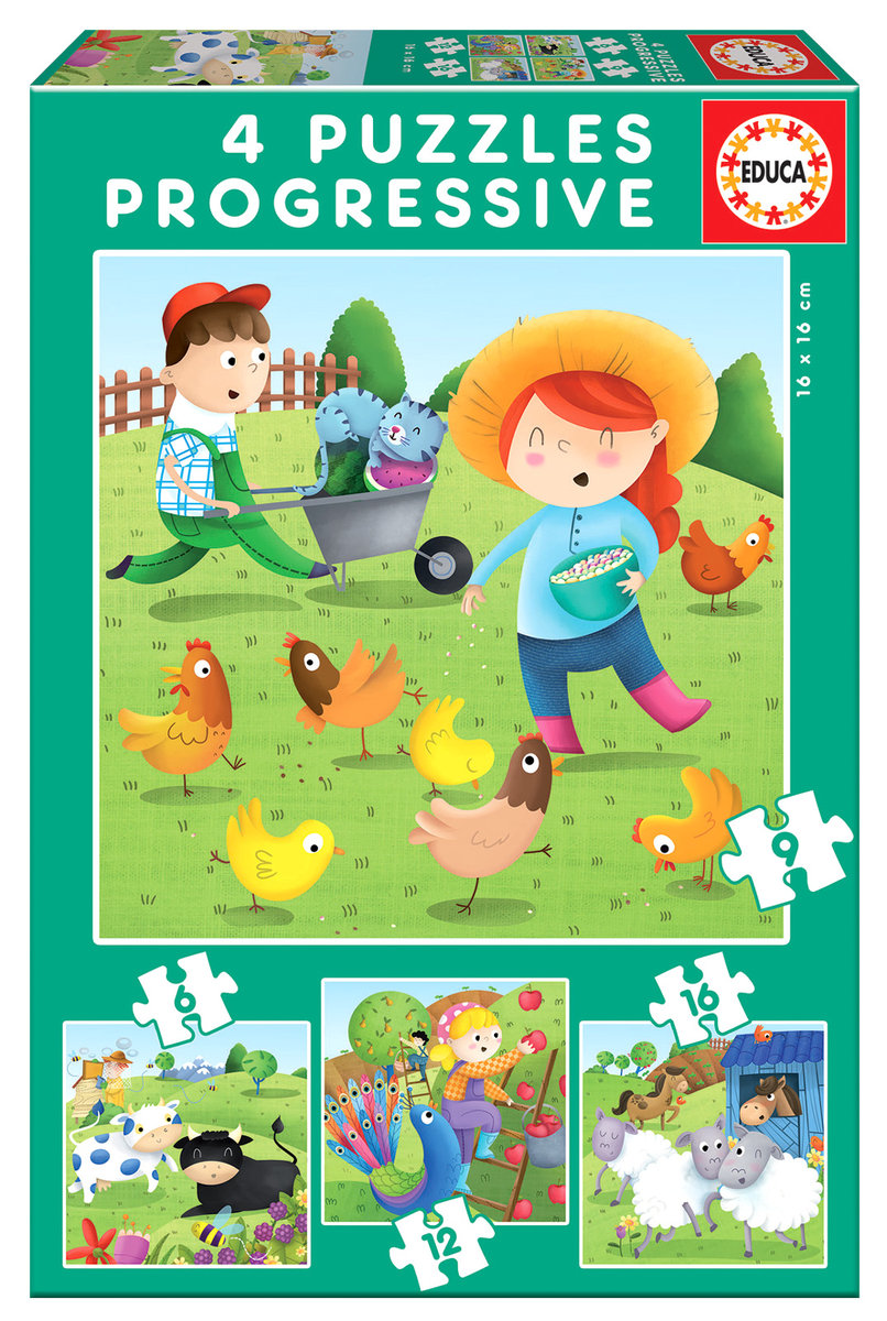 Educa 17145 Progressive Puzzles 