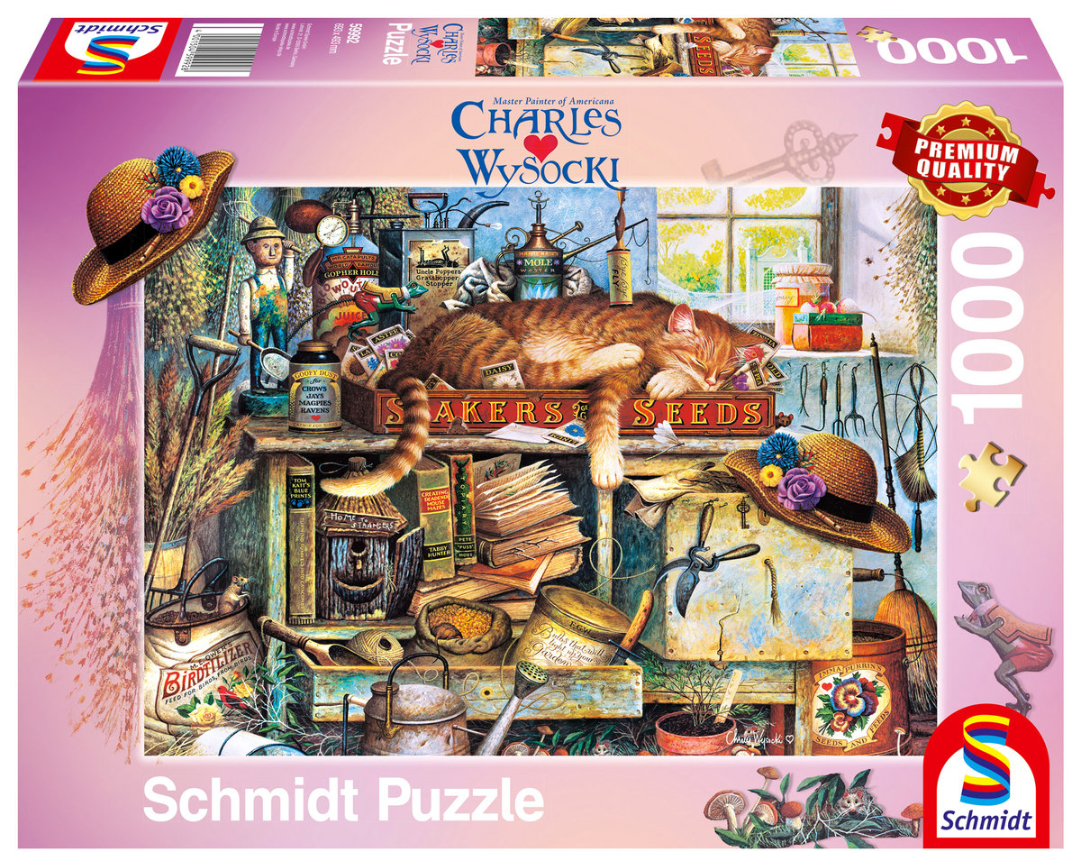 Puzzle Remington - Ogrodnik, Charles Wysocki 1000 elementów