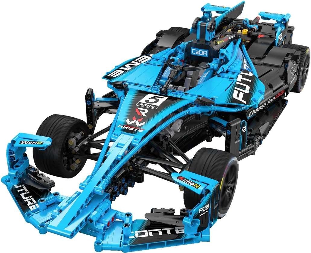 Cada Samochód sportowy Formula E wyścigówka 1667 elementów