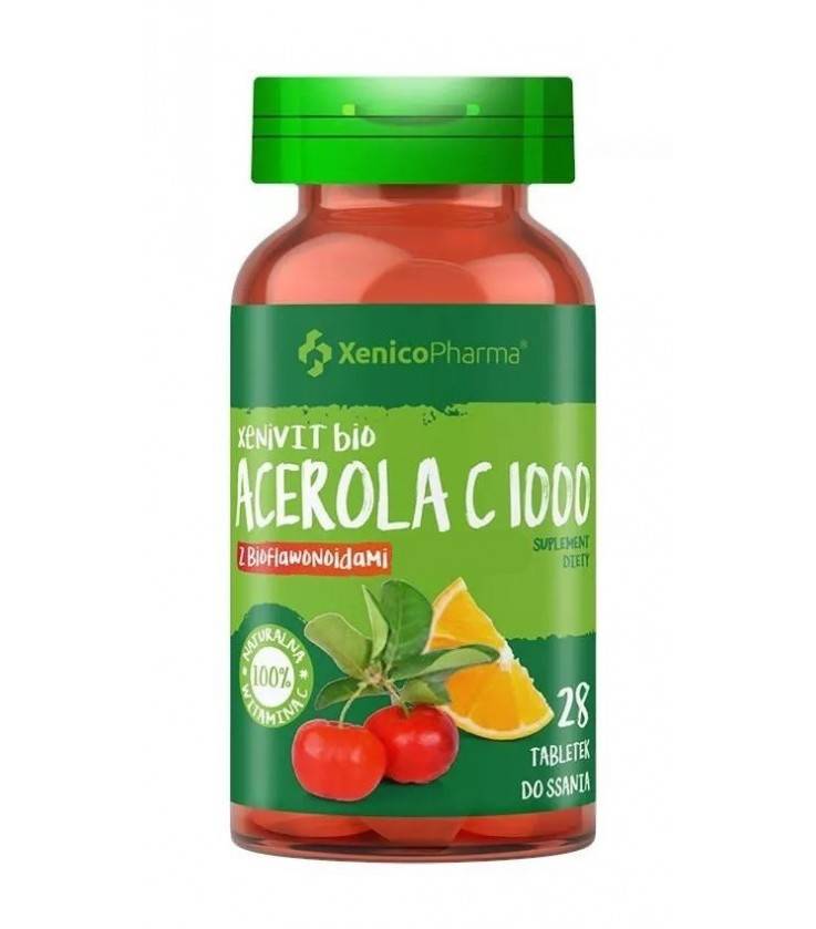 XeniVit Bio Acerlola C 1000, 30 tabletek do ssania
