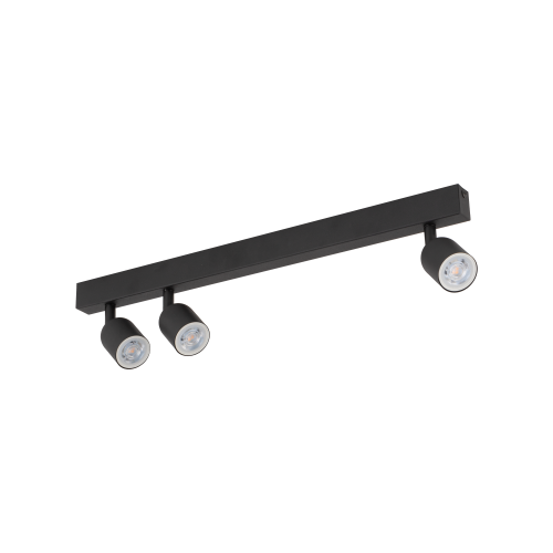 Top lampa sufitowa (spot) 3-punktowa czarna 4762