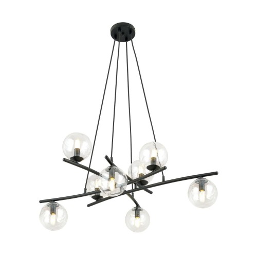Lampa wisząca dająca dużo światła, na 8 żarówek 1202/8 z serii ESSA