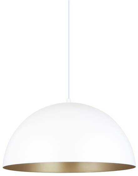 Vela D40 lampa wisząca 1-punktowa biała/złota A8001XL-WH