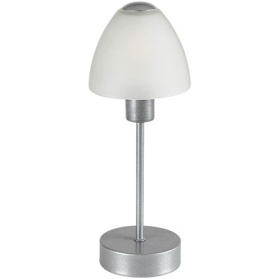 Rabalux Lydia lampa stołowa 1x40W srebrna/biała 2295
