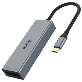 Czytnik kart pamięci akasa 3-in-1 (CF, SD, microSD), USB 3.2 Type-C (AK-CR-09BK)