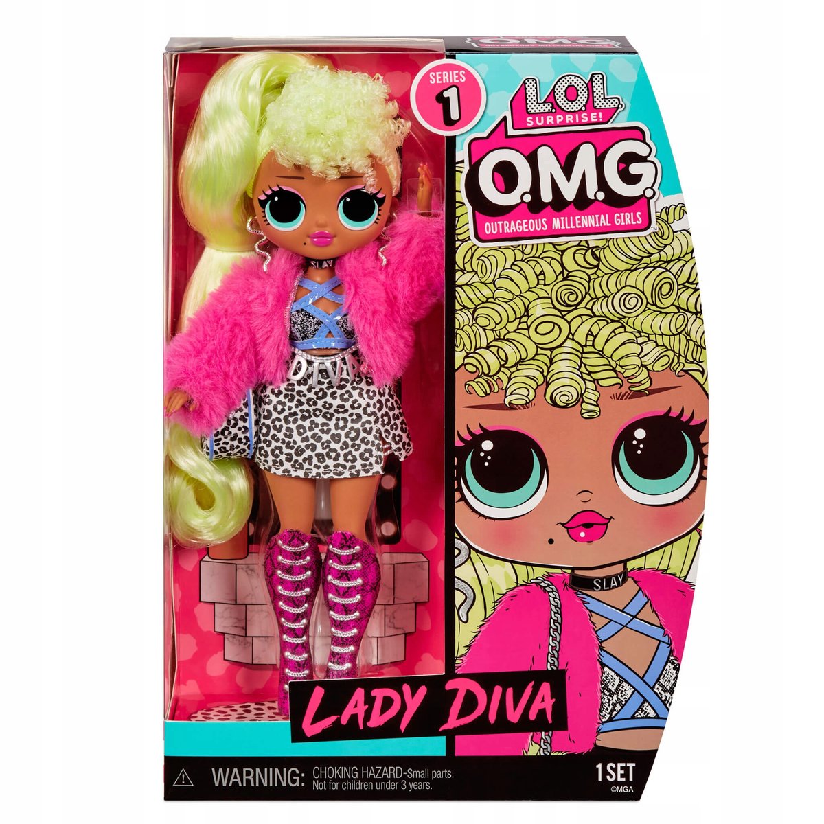 MGA Entertainment L.O.L Surprise OMG Core Doll Series Lady Diva 580539 580539
