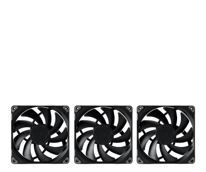 Phanteks M25 PWM Fan Black Triple Pack 3x140mm