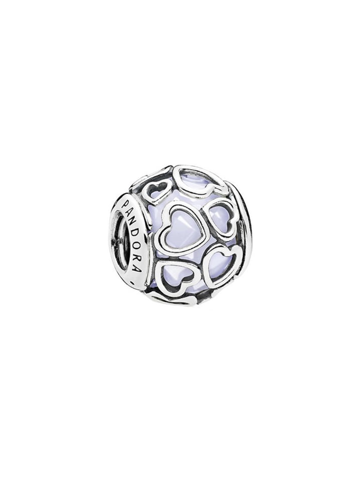 Pandora Srebrny charms z kryształem