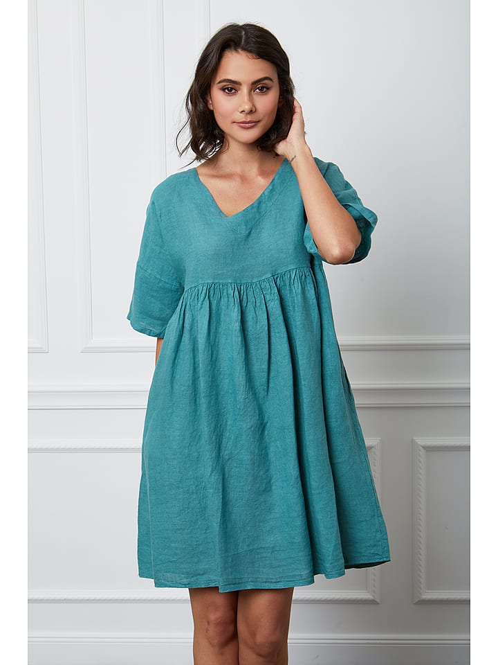 Fleur de Lin Lniana sukienka 