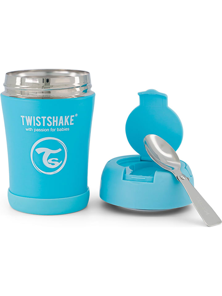 Twistshake Pojemnik termiczny w kolorze niebieskim - 350 ml
