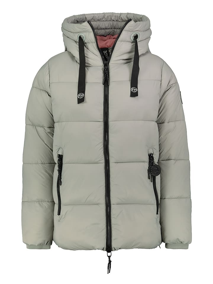 Fresh Made Kurtka pikowana w kolorze jasnozielonym