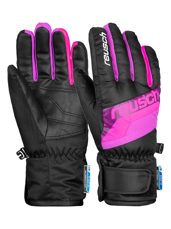 Rękawiczki dla dzieci - Reusch Rękawiczki narciarskie "Erik R-TEX® XT" w kolorze czarno-różowym - grafika 1