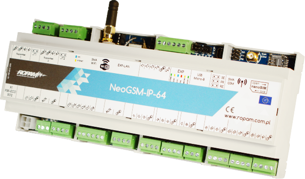 CENTRALA ALARMOWA ROPAM NeoGSM-IP-64-D12M  - Raty 0% - 38 sklepów w całej Polsce