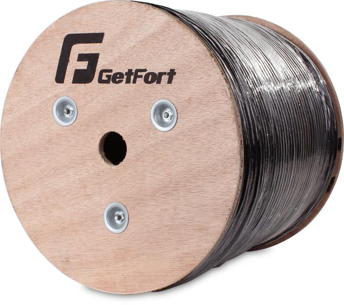 KABEL GETFORT CAT.6 U/UTP UV ŻELOWANY SKRĘTKA 305M