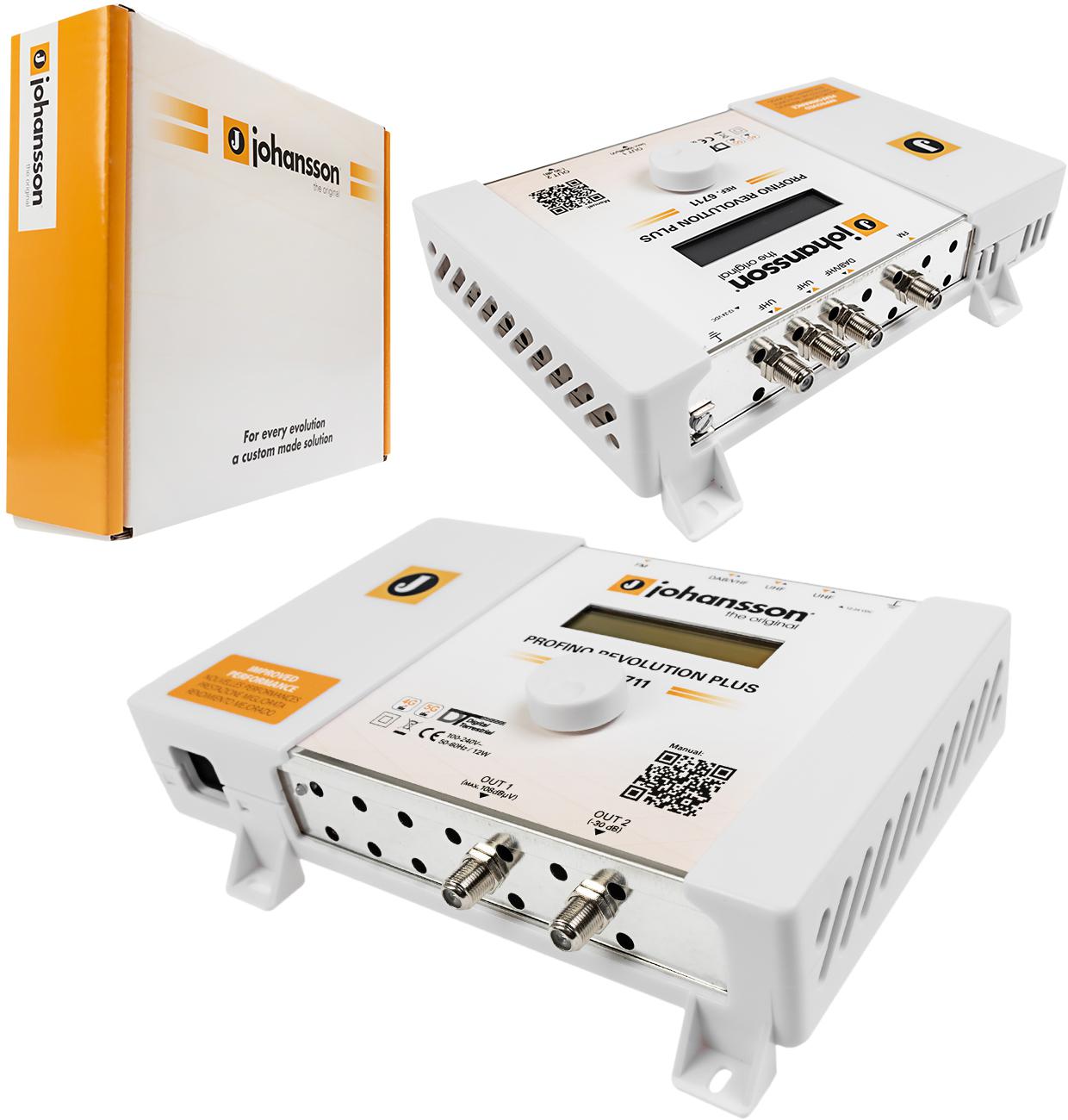 Johansson PROFINO Revolution 6711 Plus - wielozakresowy wzmacniacz (amplifier) do telewizji