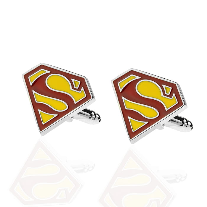 Spinki do mankietów tematyczne superman EM 69 - EM Men's Accessories