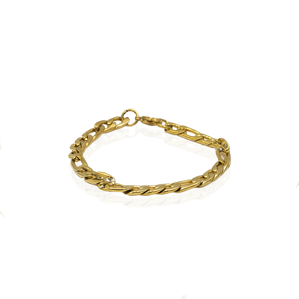 Bransoletka łańcuch w kolorze złotym EM 5 - EM Men's Accessories