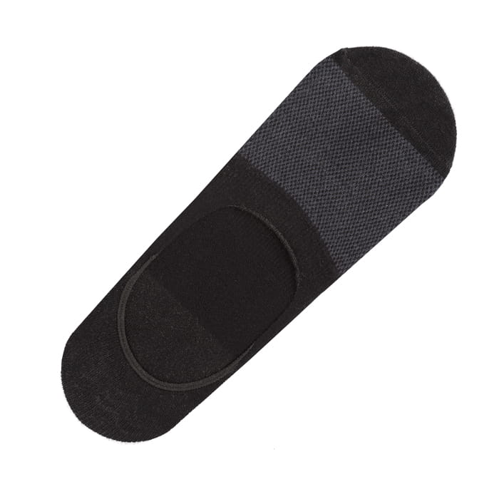 Skarpety stopki niewidoczne w kolorze czarno-szarym EM 3 - EM Men's Accessories
