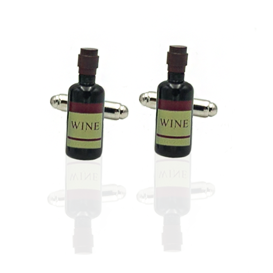 Spinki do mankietów tematyczne wino EM 18 - EM Men's Accessories