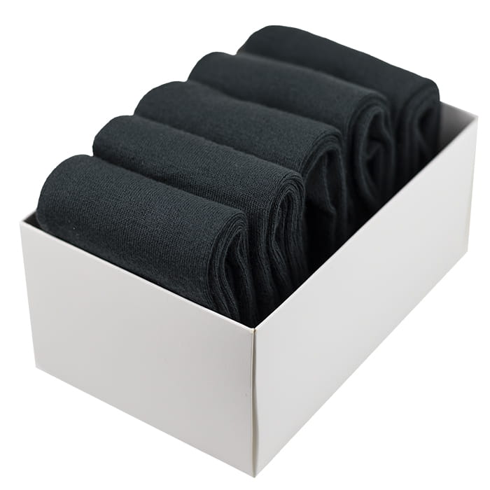 Zestaw 5 par skarpet bambusowych - kolor szary - EM Men's Accessories