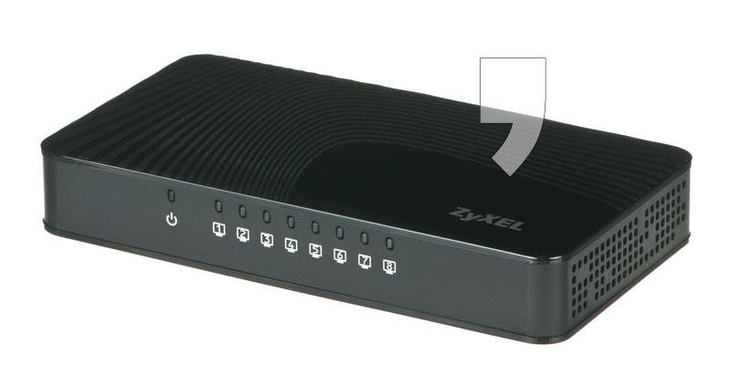ZyXEL GS108S Switch 8x1000Mbit QoS plastic