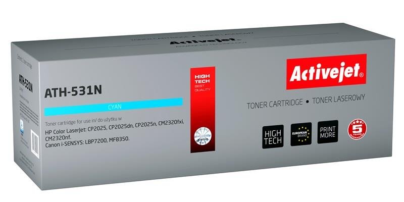 Toner ACTIVEJET ATH-531N cyan do drukarki HP