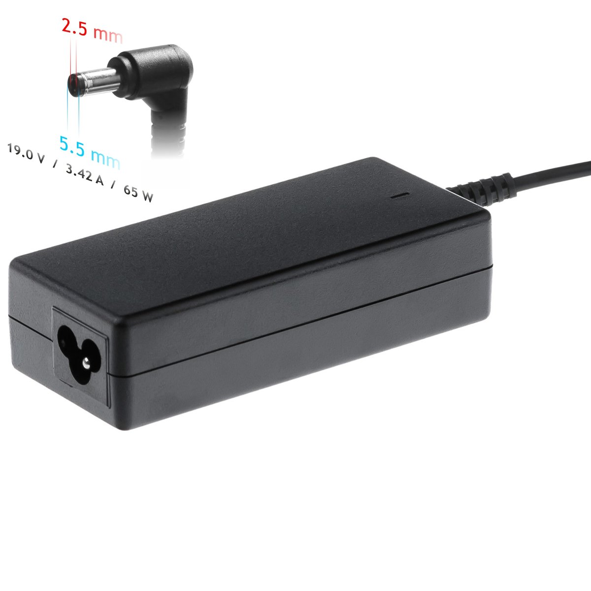 Akyga Zasilacz do laptopa dedykowany do notebooków Toshiba 19V/3.42A 65W 5.5x2.5 mm AK-ND-01