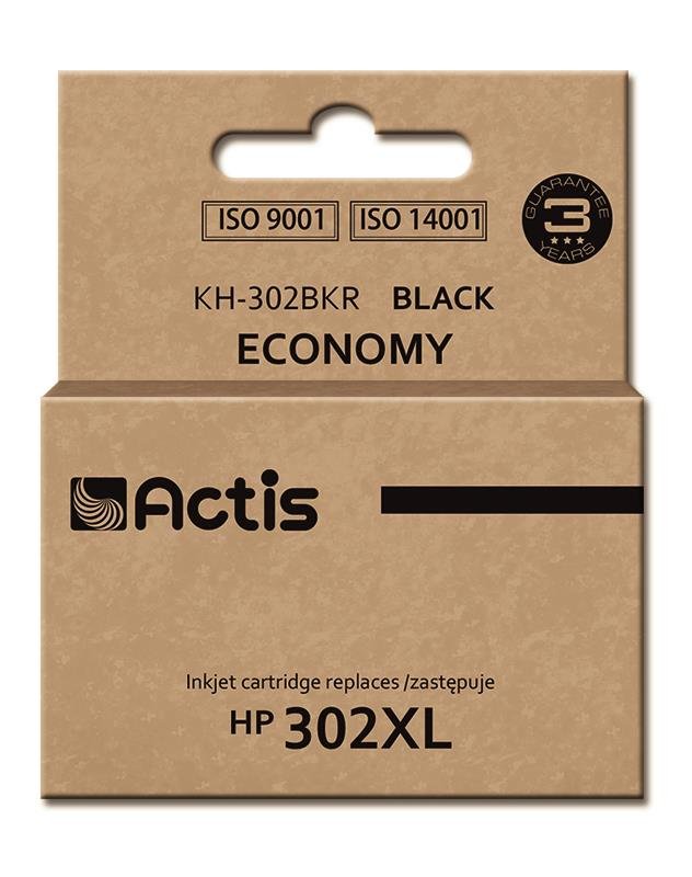 Actis Tusz KH-302BKR (do drukarki Hewlett Packard, zamiennik HP 302XL F6U68AE standard 15ml czarny) EXPACSAHP0119