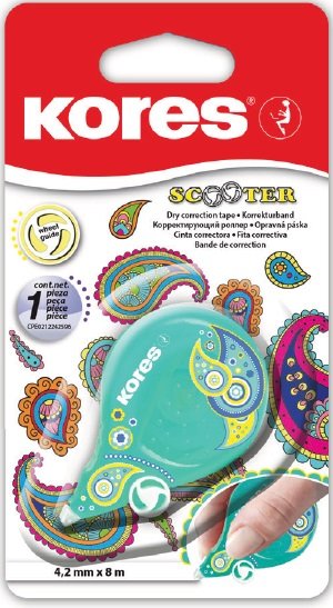 Kores kr84931 Correction Roller koła doprowadziły do prostych korekcji KR84931
