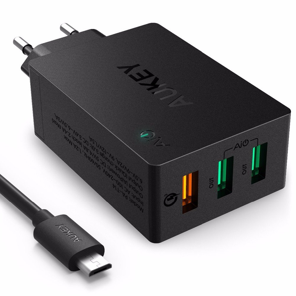 Aukey adowarka sieciowa PA-T14 3x USB