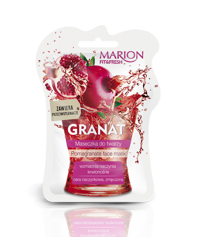 Marion Maseczka do twarzy Granat - Fit & Fresh Pomegranate Face Mask Maseczka do twarzy Granat - Fit & Fresh Pomegranate Face Mask