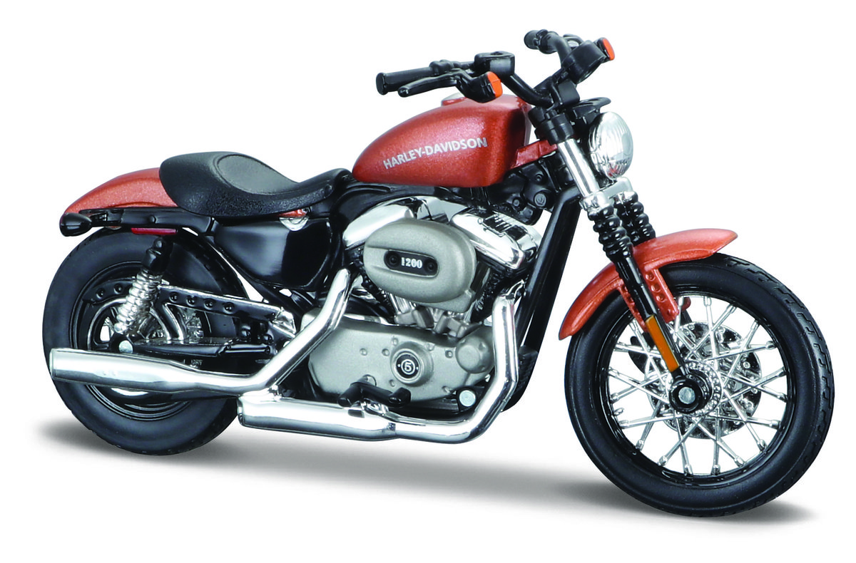 Maisto, model kolekcjonerski Hd 2007 Xl 1200N Nightster Pomarańczowy 1/18