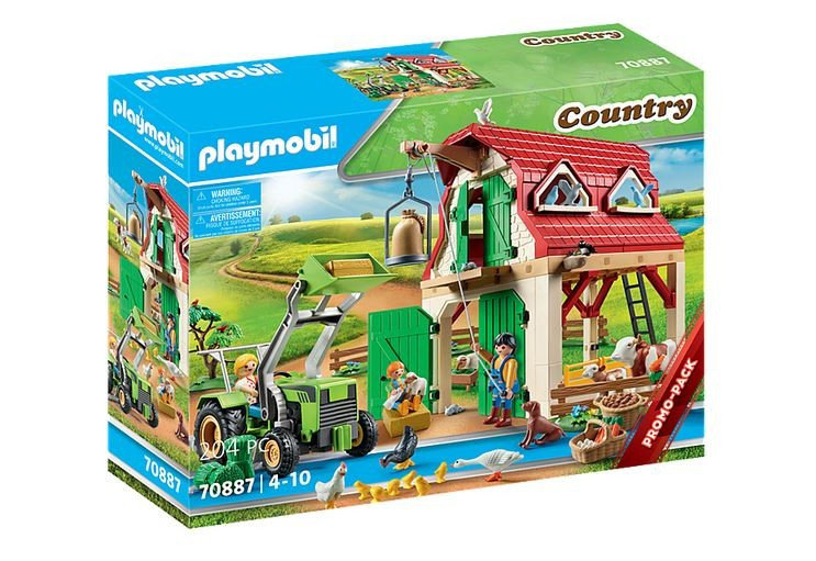 Zdjęcia - Klocki Playmobil Country: Gospodarstwo rolne z hodowlą małych zwierząt  (70887)