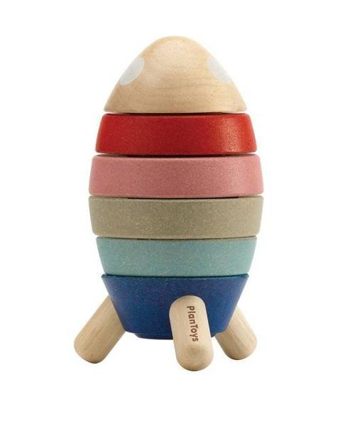 Plan Toys Układanka Rakieta - barwy sadu