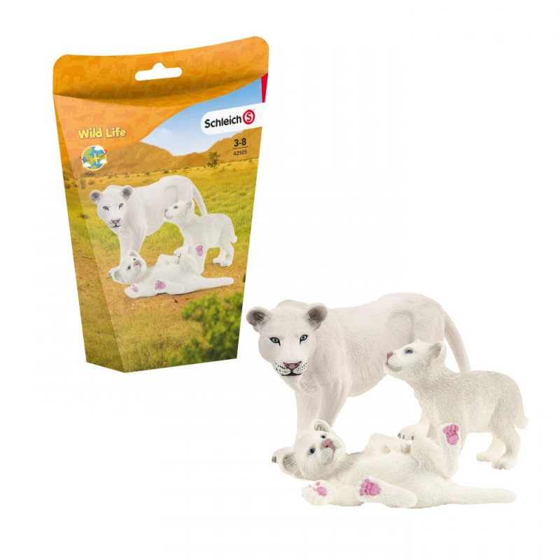 Schleich, Figurka kolekcjonerska, lwicy z młodymi 42505