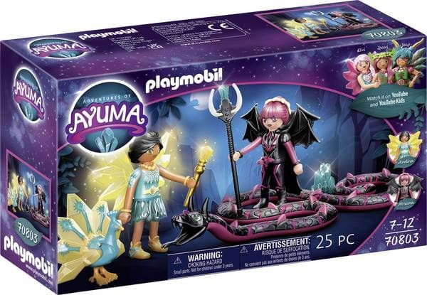 Playmobil Adventures of Ajuma - Crystal Fairy and Bat Fairy with Soul Animal 70803