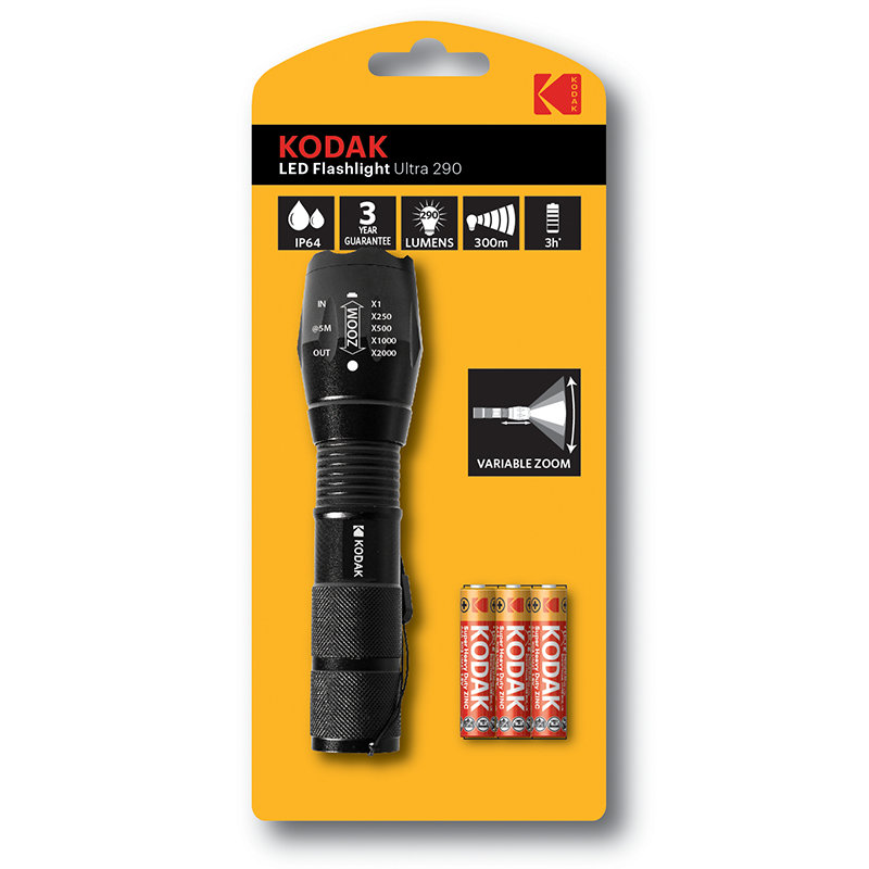 KODAK LATARKA LED FLASHLIGHT ULTRA 290