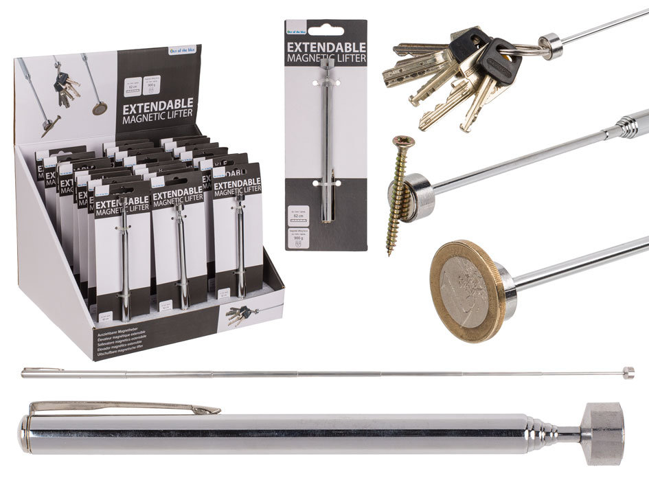 Teleskopowy wysięgnik magnetyczny do podnoszenia metali