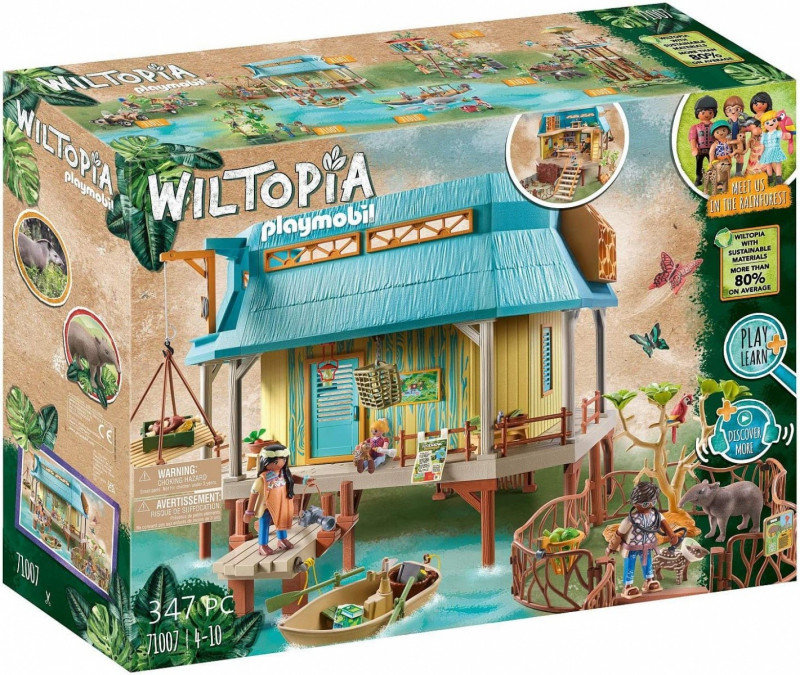 Zestaw Figurek Wiltopia 71007 Ośrodek Opieki Nad Zwierzętami