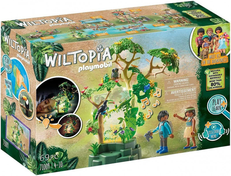 Zestaw Figurek Wiltopia 71009 Nocne Światło Lasu Deszczowego