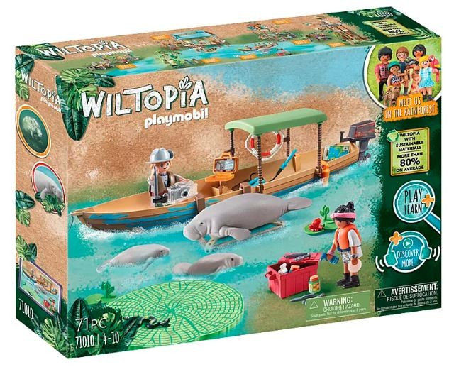 Zestaw Figurek Wiltopia 71010 Wycieczka Łodzią Do Manatów