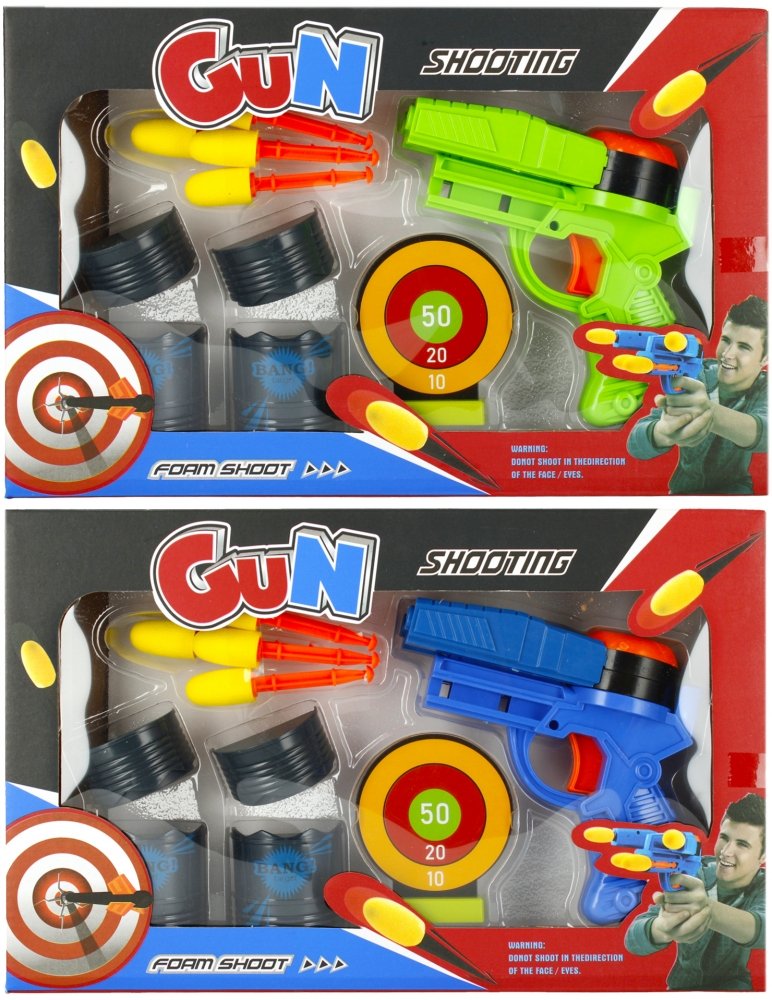 MEGA CREATIVE Pistolet Na Strz Akc 33x21x5 Wb 36/72