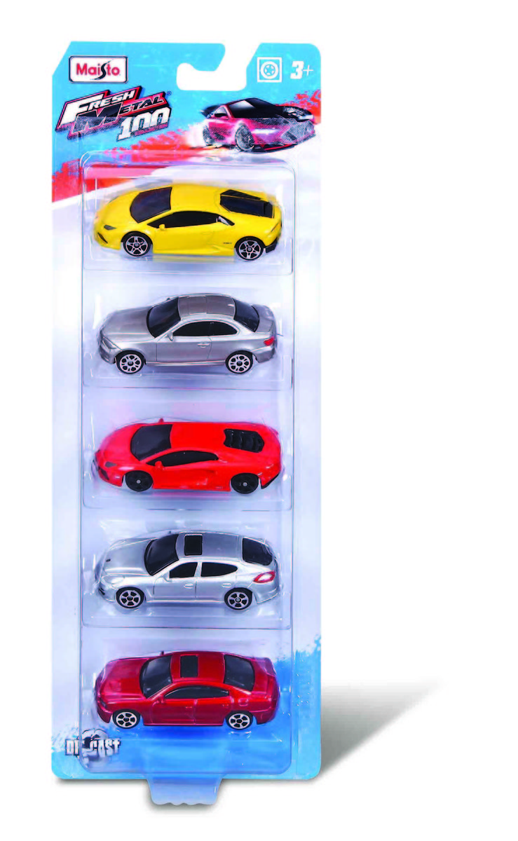 Maisto, autka Fm 5 Pack Modeli 3-calowych, 15017